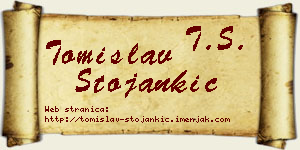 Tomislav Stojankić vizit kartica